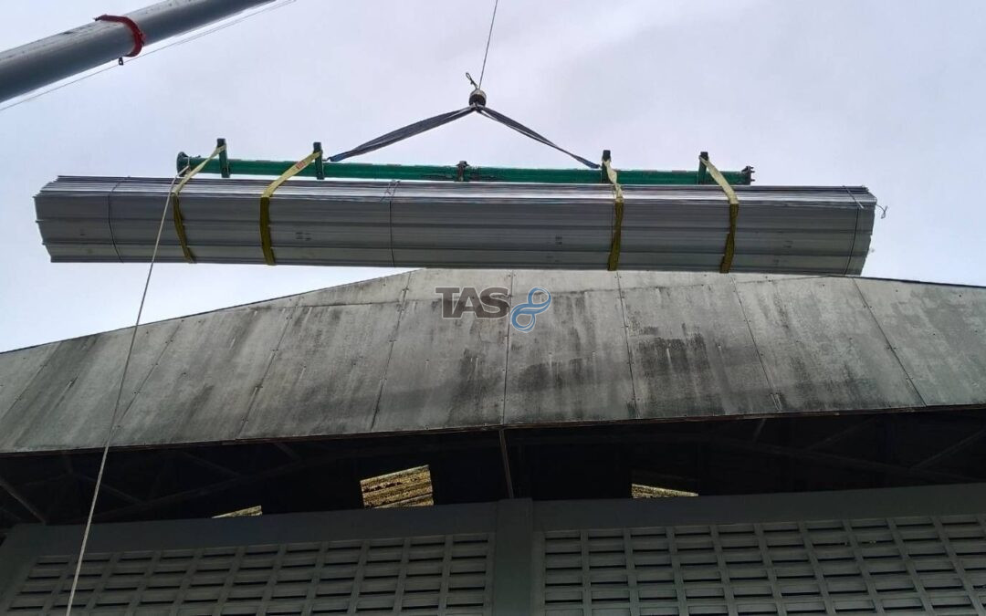 TECO PU FOAM ได้รับความไว้วางใจติดตั้งบนหลังคา Warehouse ในนิคมอุตสาหกรรมบางปู รวมพื้นที่กว่า 10,000 ตร.ม.