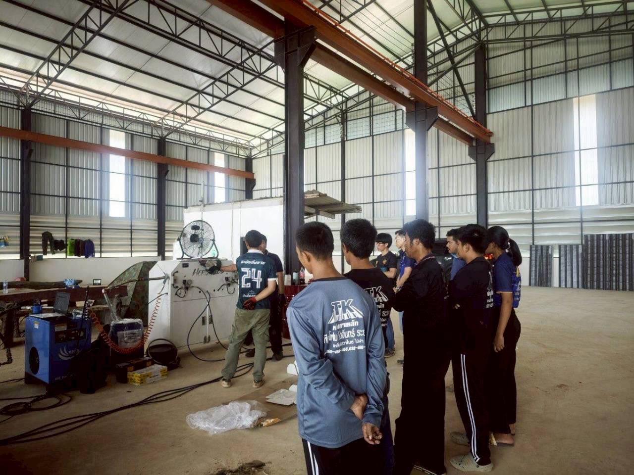 TECO ให้บริการแล้วที่ TK หลังคาเหล็กวังจันทร์ จังหวัดระยอง